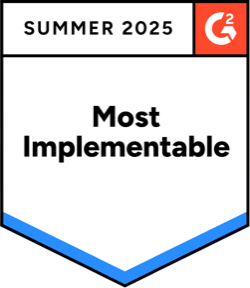 G2 Most Implementable Summer 2025
