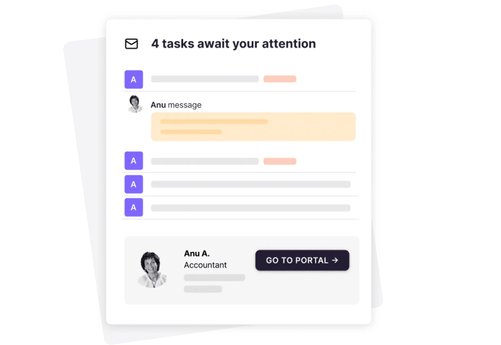 Automated client reminders — deadline notifications and follow-ups