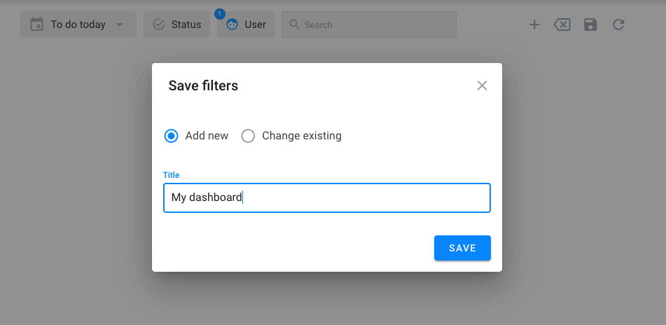 Uku Save dashboard