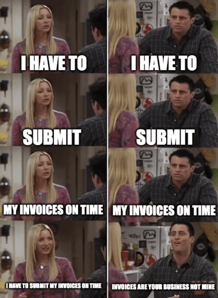 invoices meme