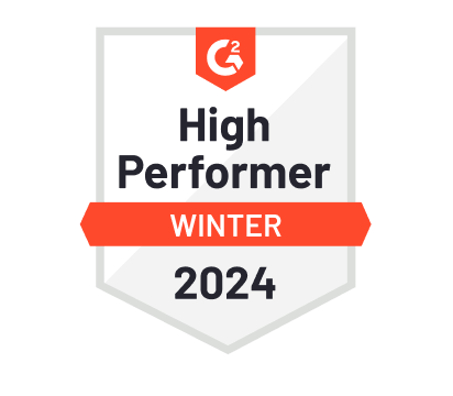 High Performer winter 2024 logo