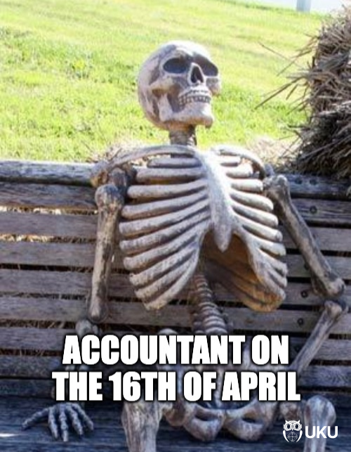 accountant on tax season meme