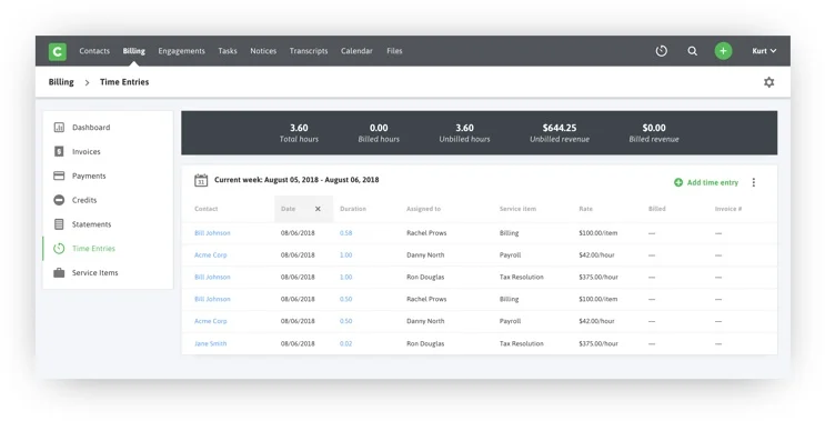 canopy dashboard