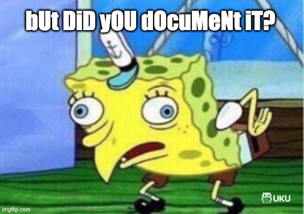 did you document it meme