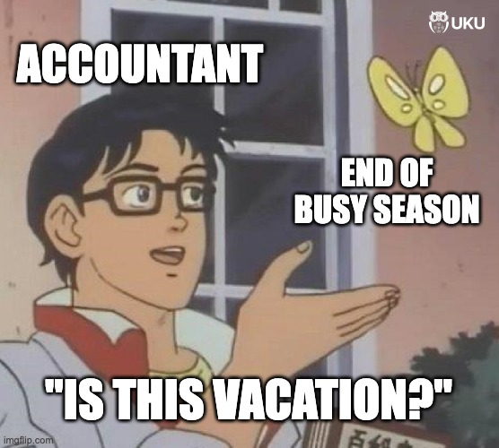 busy season end meme