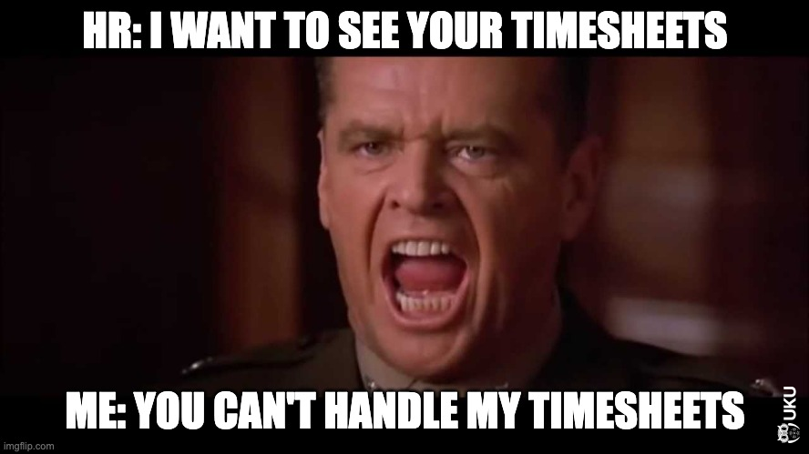 timesheet meme