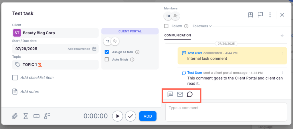 9 - Client portal and communication capabilities