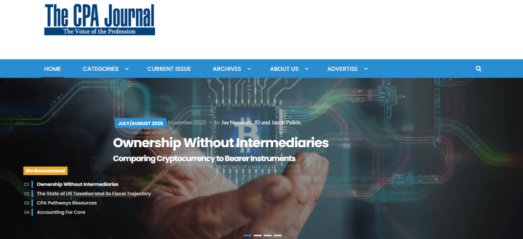 11 Accounting Newsletters - The CPA Journal Newsletter