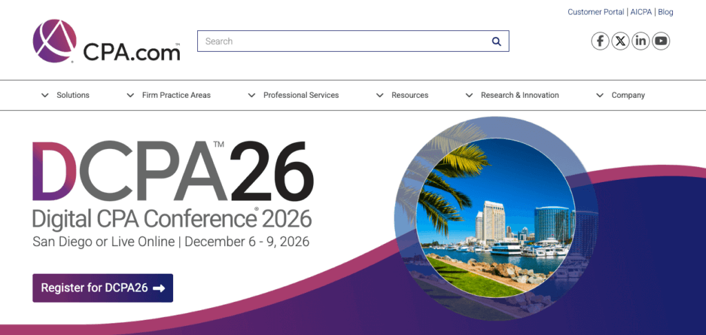 USA top accounting conferences - Digital CPA Conference 2026