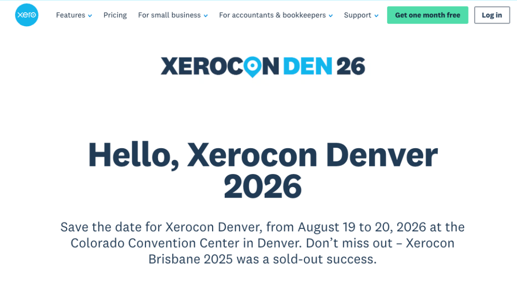 USA top accounting conferences - Xerocon Denver 2026