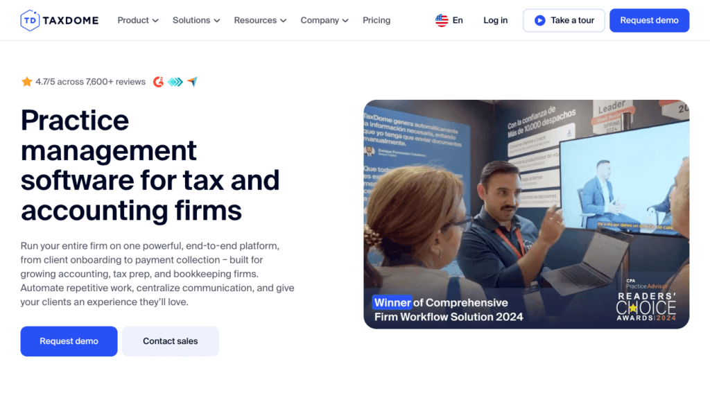 Taxdome website