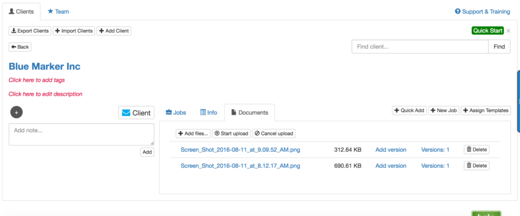 Jetpack Workflow client document upload feature