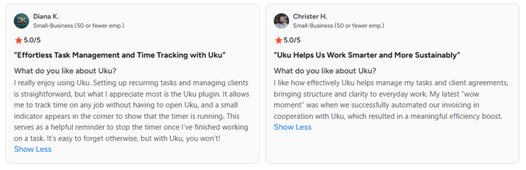 Uku 14-day free trial with no credit card and fast deployment onboarding