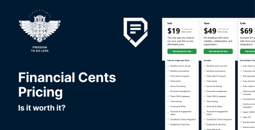 Financial-cents-Pricing